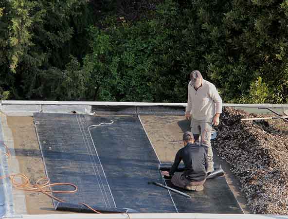 Réfection complète de toit-terrasse bitumé